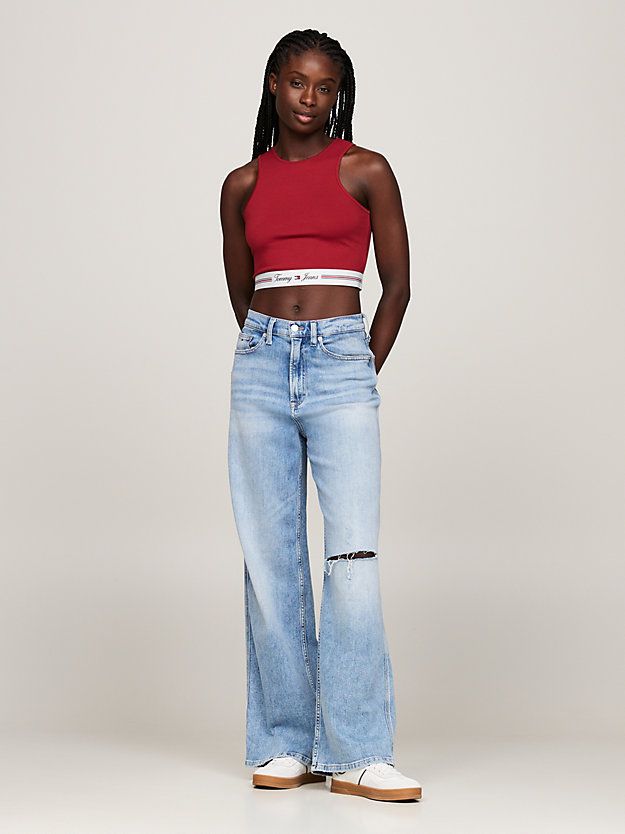 Moudda Tommy Hilfiger - Brassière Découpée Avec Bande Logo Tjw  - Tunisie 1