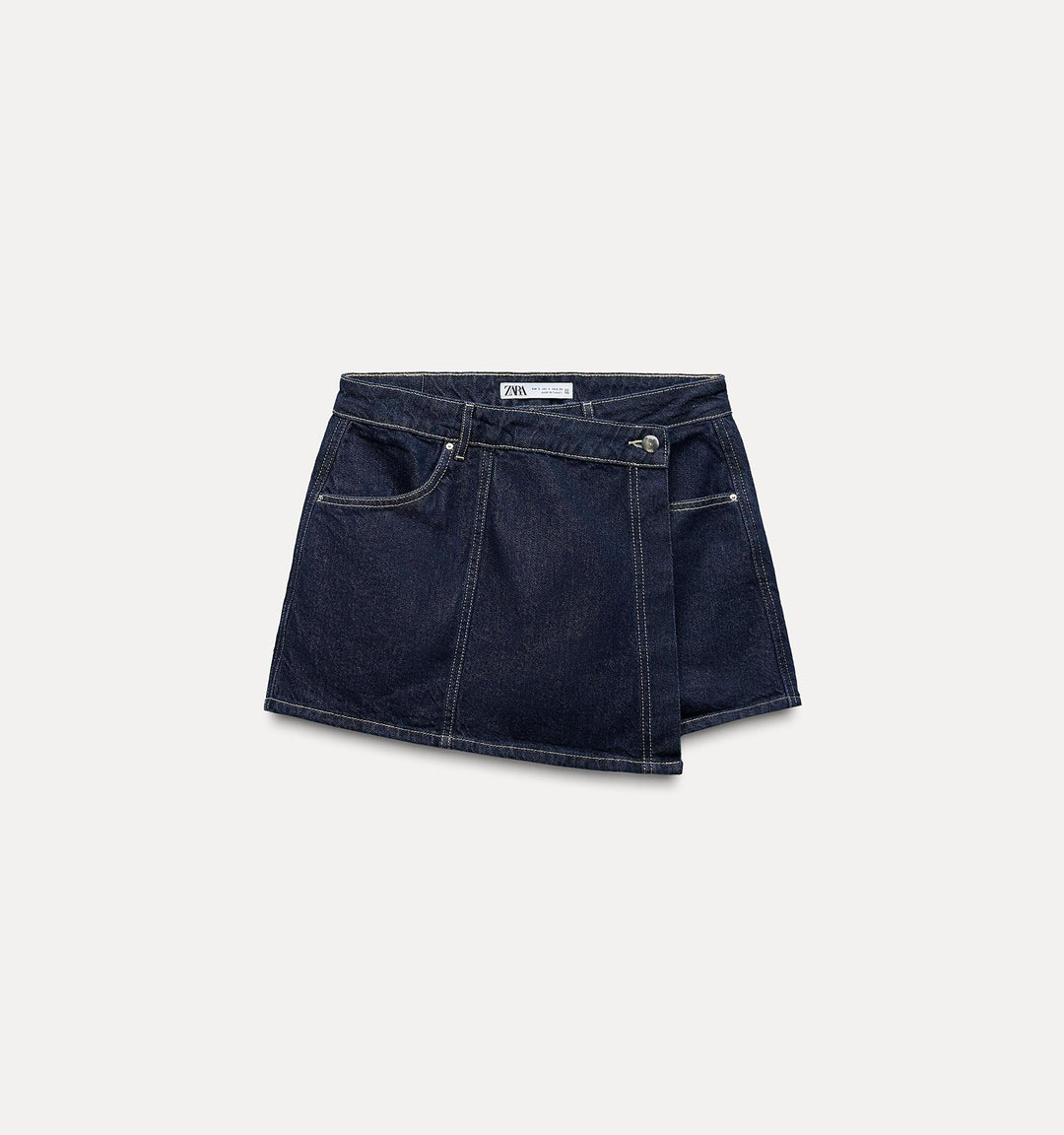 Moudda ZARA - Short-jupe en jean bouton croisé coordonné - Tunisie 1