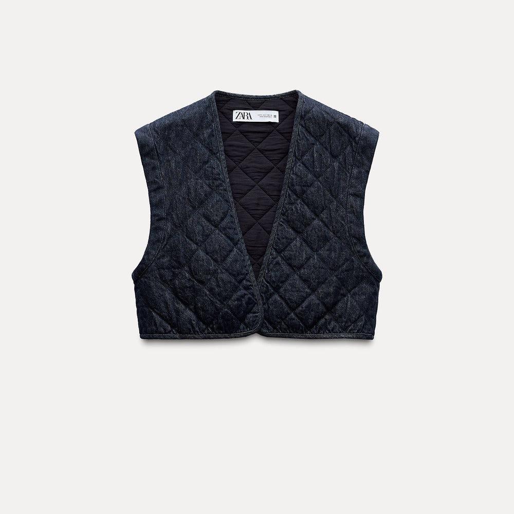 Moudda ZARA - Gilet denim matelassé - Tunisie 2