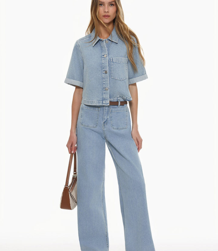 Moudda Lefties - Pantalon Droit Stretch - Ceinture - Tunisie 2
