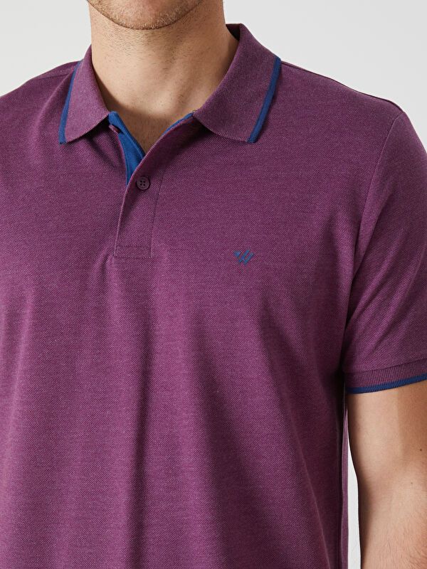 Moudda LC Waikiki - T-shirt col polo basique manches courtes en jersey - Tunisie 3