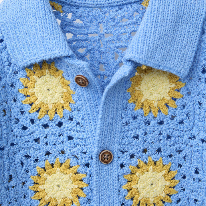 Moudda ZARA - Chemise Maille Enfant - Crochet & Soleils (4TD) - Tunisie 3