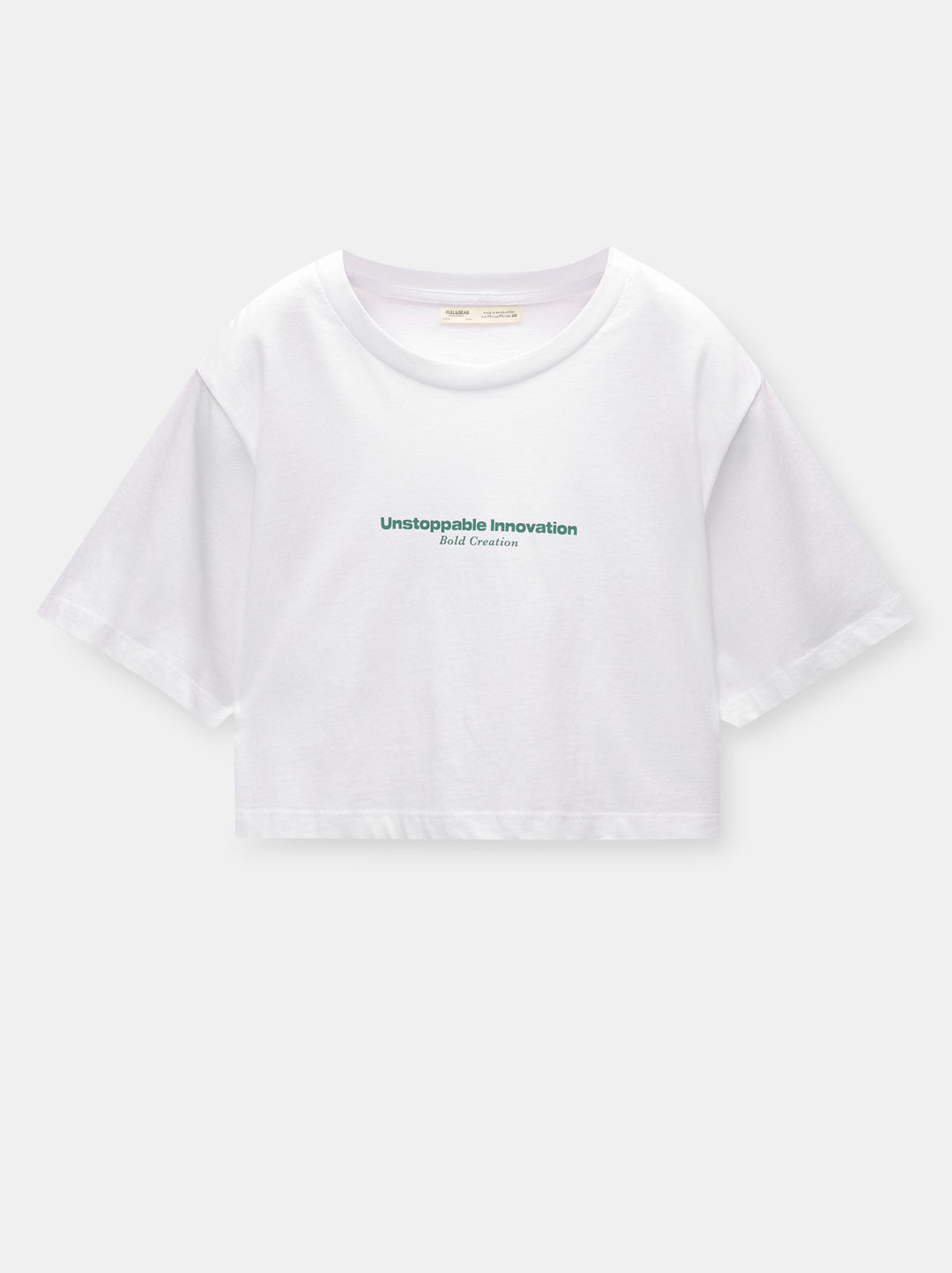 Moudda PULL & BEAR - Body Graphique Textes Crop - Tunisie 3