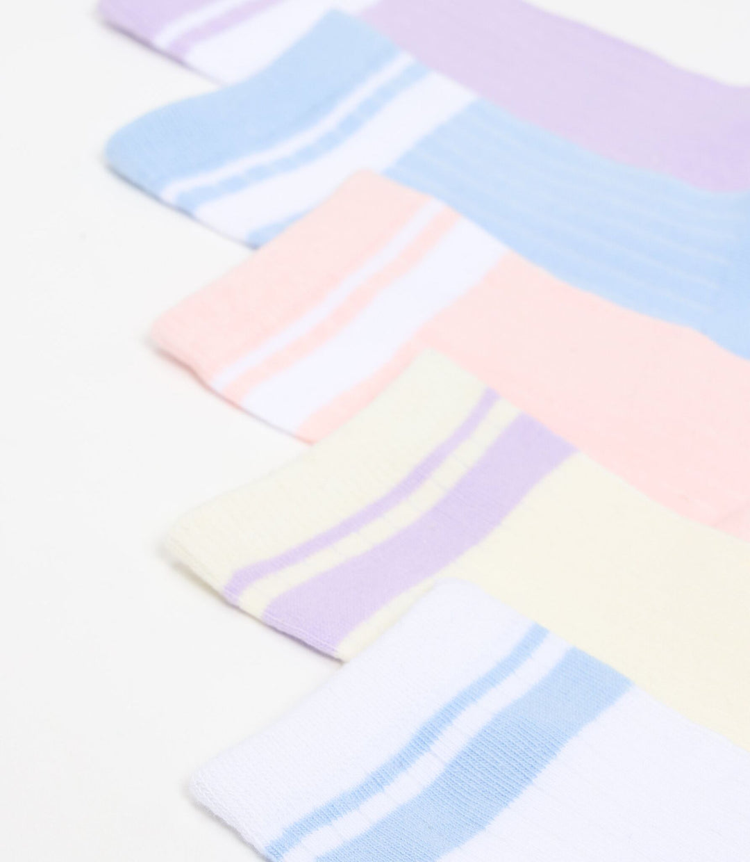 Moudda Lefties - Pack 5 Chaussettes Cheville - Rayures - Tunisie 3