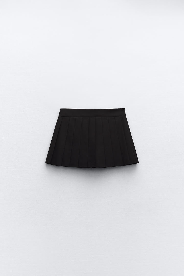 Jupe-pantalon plissée