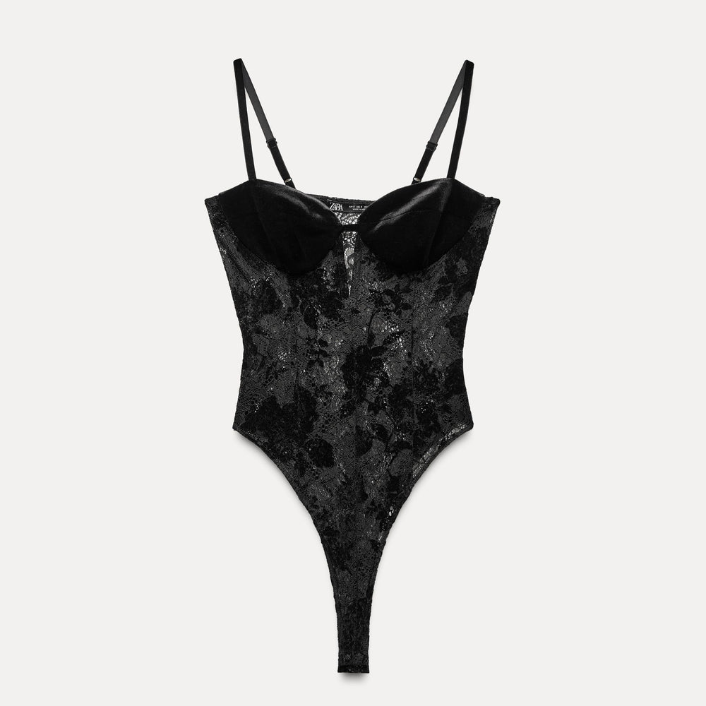 Moudda ZARA - Body dentelle combiné fines bretelles - Tunisie 2