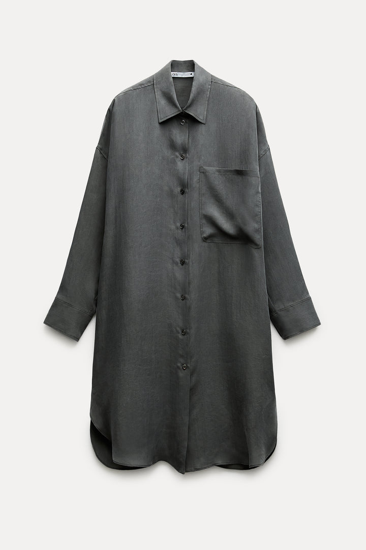 Blouson oversize 100% lyocell
