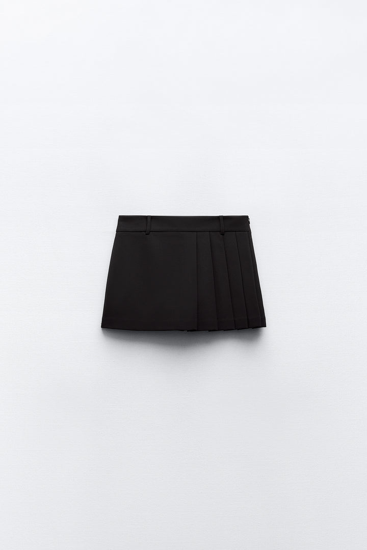 Jupe-pantalon taille moyenne plissée (Ensemble)