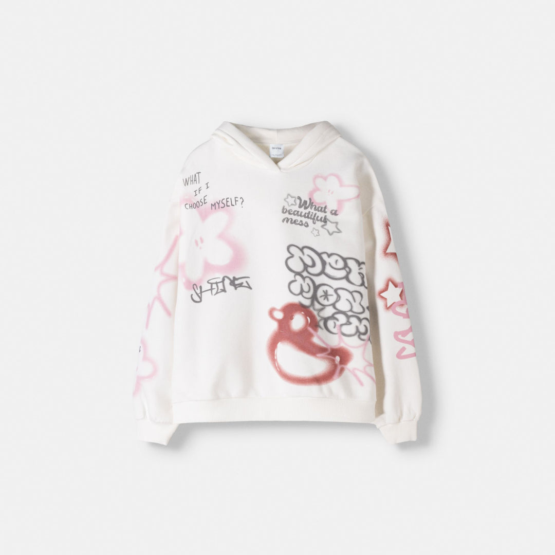 Moudda BERSHKA - Sweat à Capuche Full of Hope - Tunisie 1