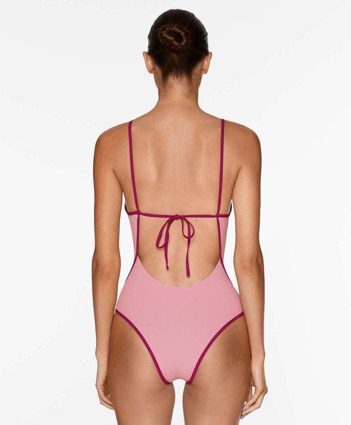 Moudda Oysho - Maillot de Bain Triangle Mousse Capsule Vifs - Tunisie 8