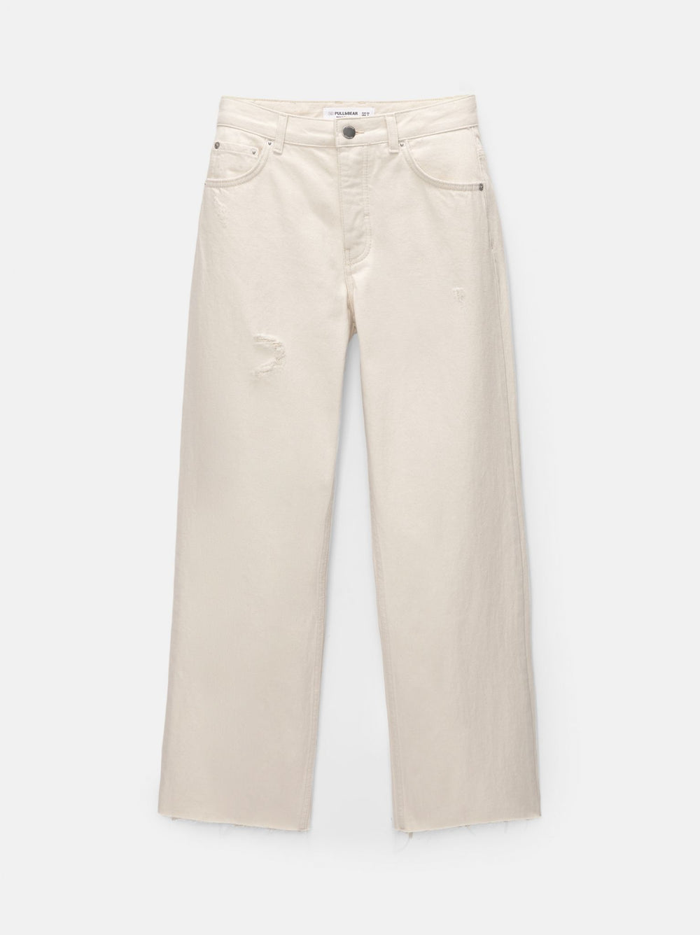 Moudda PULL & BEAR - Pantalon Denim Droit Taille Moyenne Cheville - Tunisie 2
