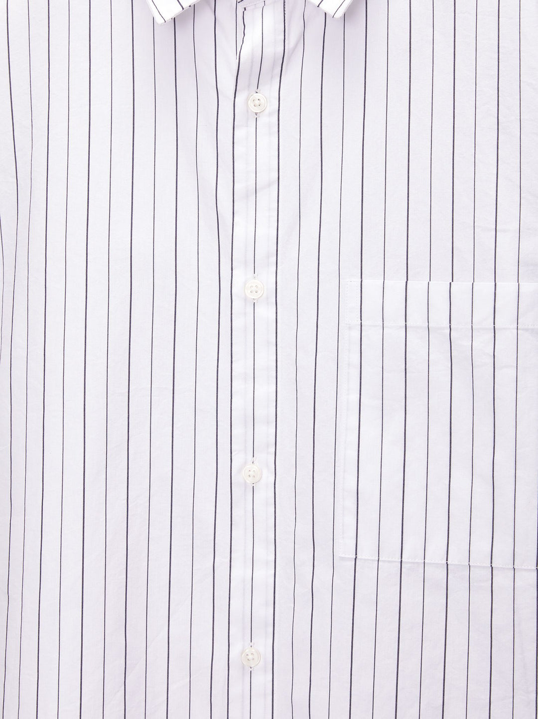 Moudda PULL & BEAR - Chemise Manches Longues Popeline Rayures Boxy - Tunisie 1