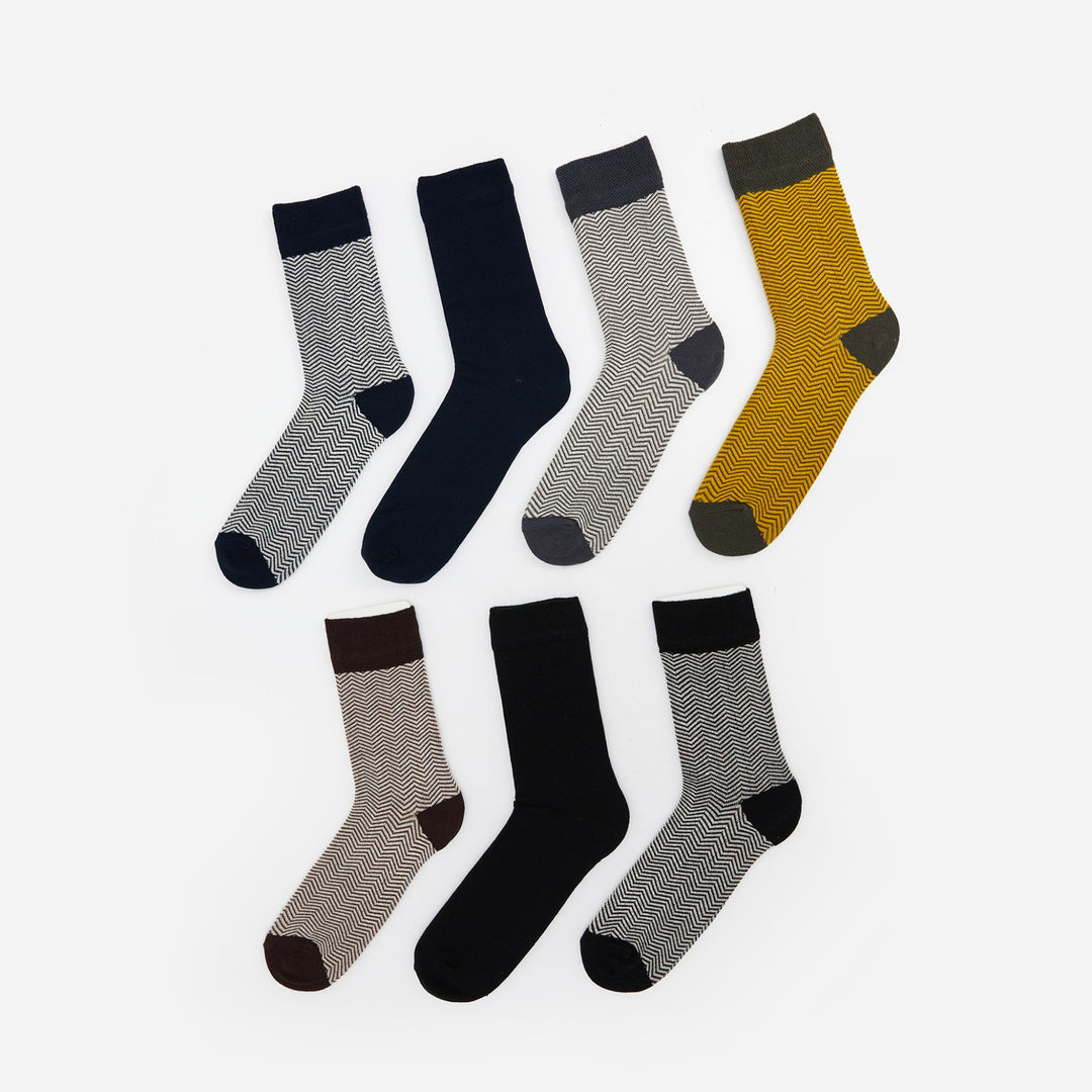 Moudda LC Waikiki - Chaussettes courtes Homme Fil mélangé teint - Tunisie 1