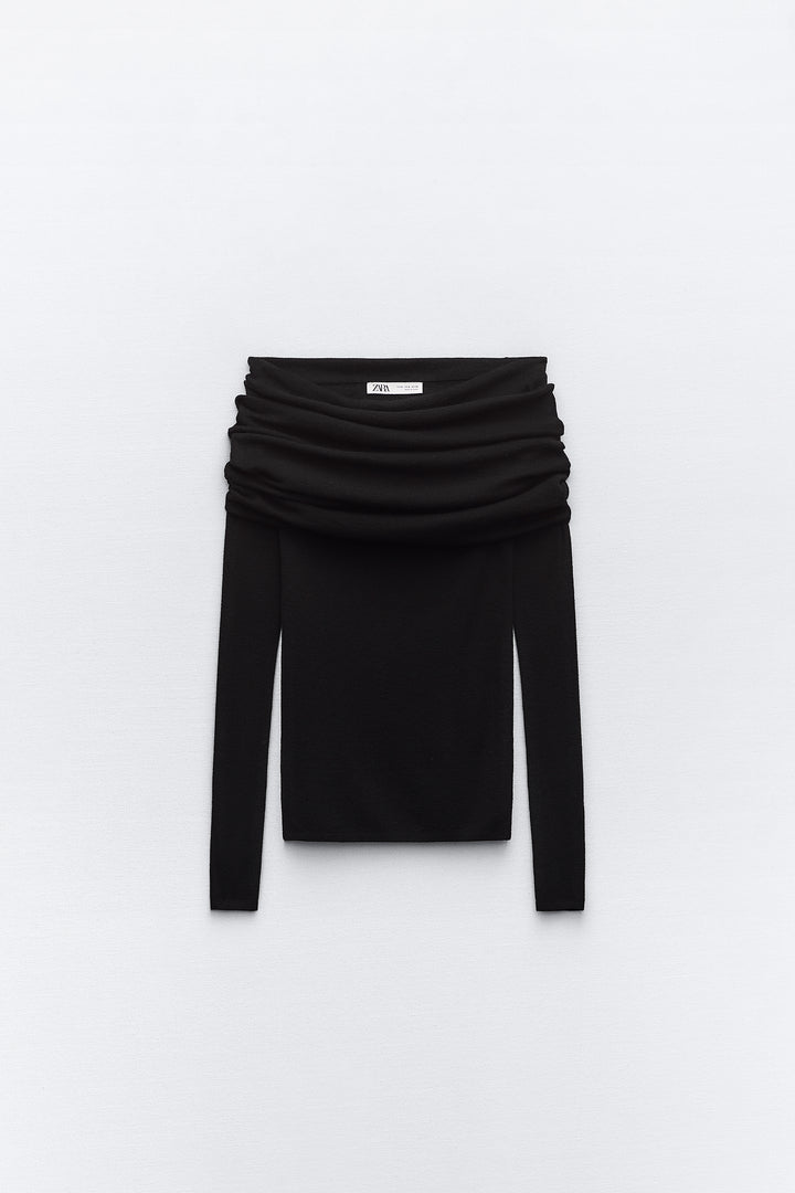 Body manches longues off shoulder