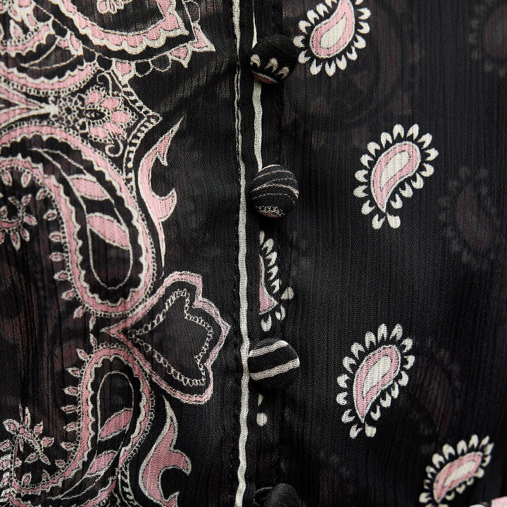 Moudda ZARA - Robe imprimée paisley jupe godets - Tunisie 4