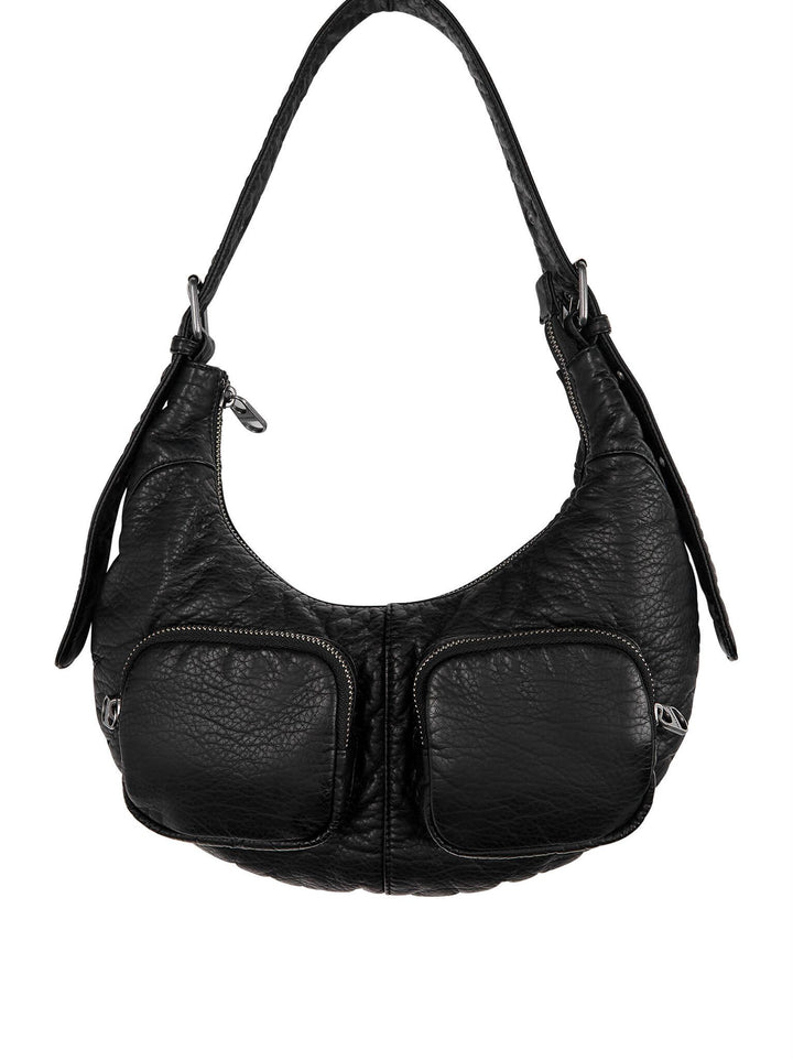 Moudda PULL & BEAR - Sac à Bandoulière Multi-Poche PU Froissé - Tunisie 4