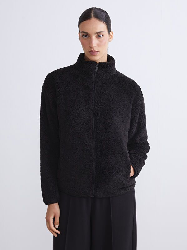 Moudda LC Waikiki - Cardigan jersey Femme Noir - Tunisie 1