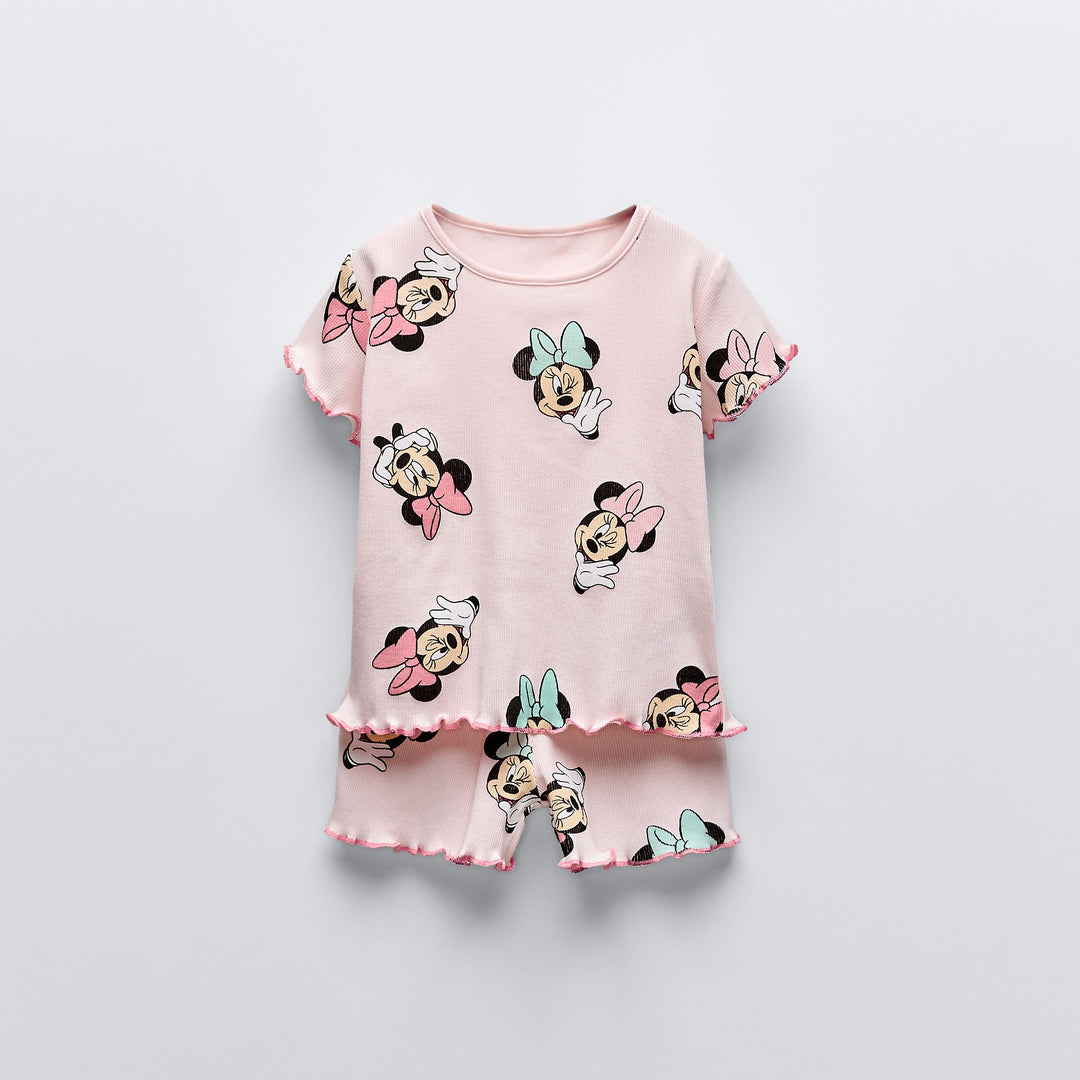 Moudda ZARA - Pyjama enfant manches courtes A imprimé tout-over Minnie - Tunisie 2