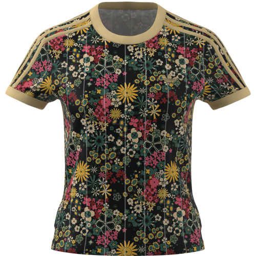 Moudda Adidas - T-SHIRT 3 BANDES ADIDAS ORIGINALS X LIBERTY LONDON - Tunisie 2