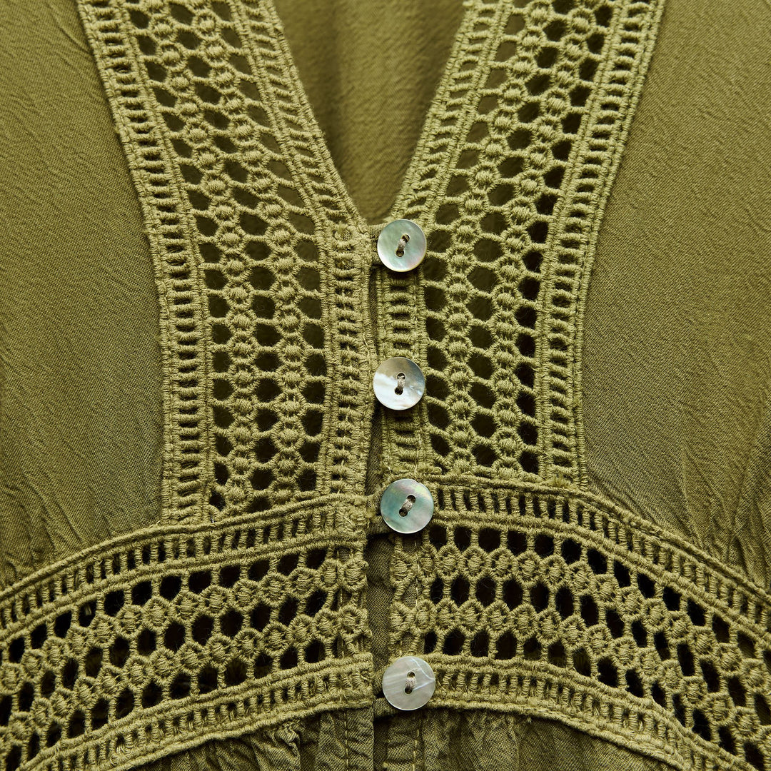 Moudda ZARA - Robe tunique entre-deux avec boutons - Tunisie 3
