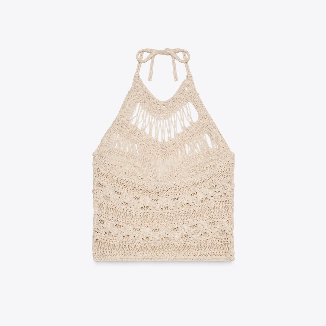 Moudda ZARA - Top Halter - Structure & Col Haut Dégagé - Tunisie 2