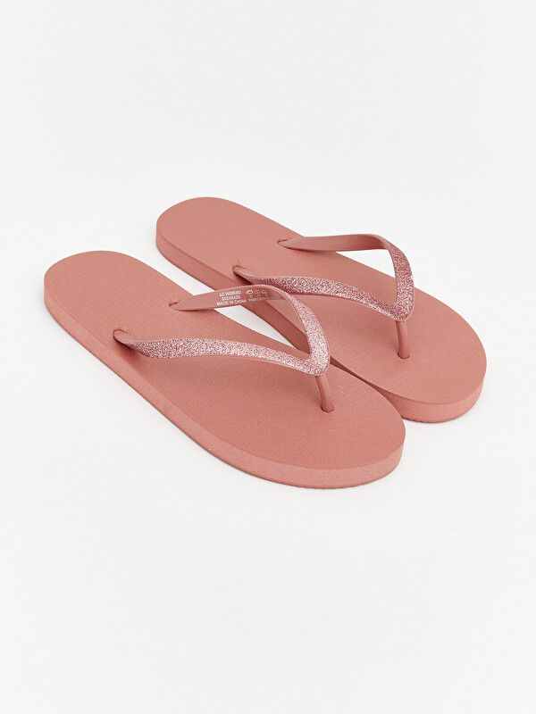 Moudda LC Waikiki - Tongs (flip flops) pour Femme couleur Or rose - Tunisie 1