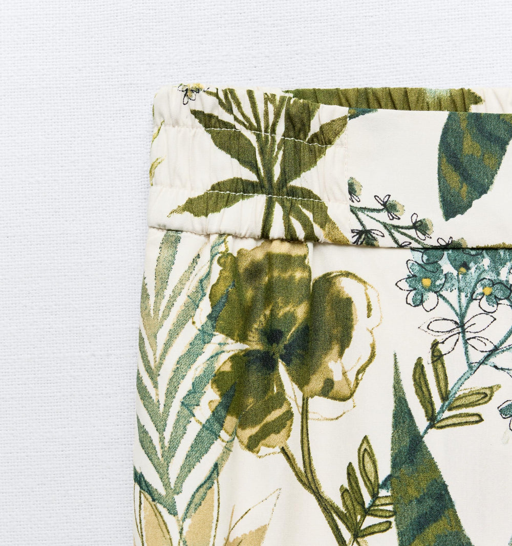 Moudda ZARA - Pantalon imprimé motif tropical - Tunisie 2