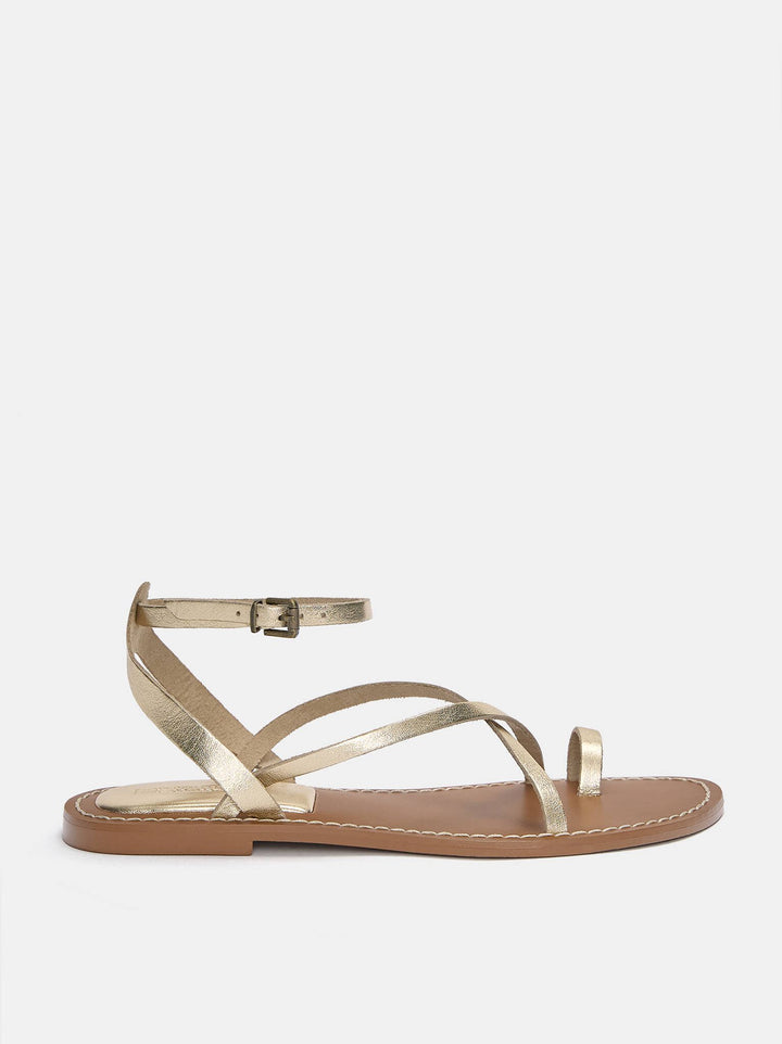 Moudda PULL & BEAR - Sandales Plates Toe Bracelet Taille 35-36 - Tunisie 1