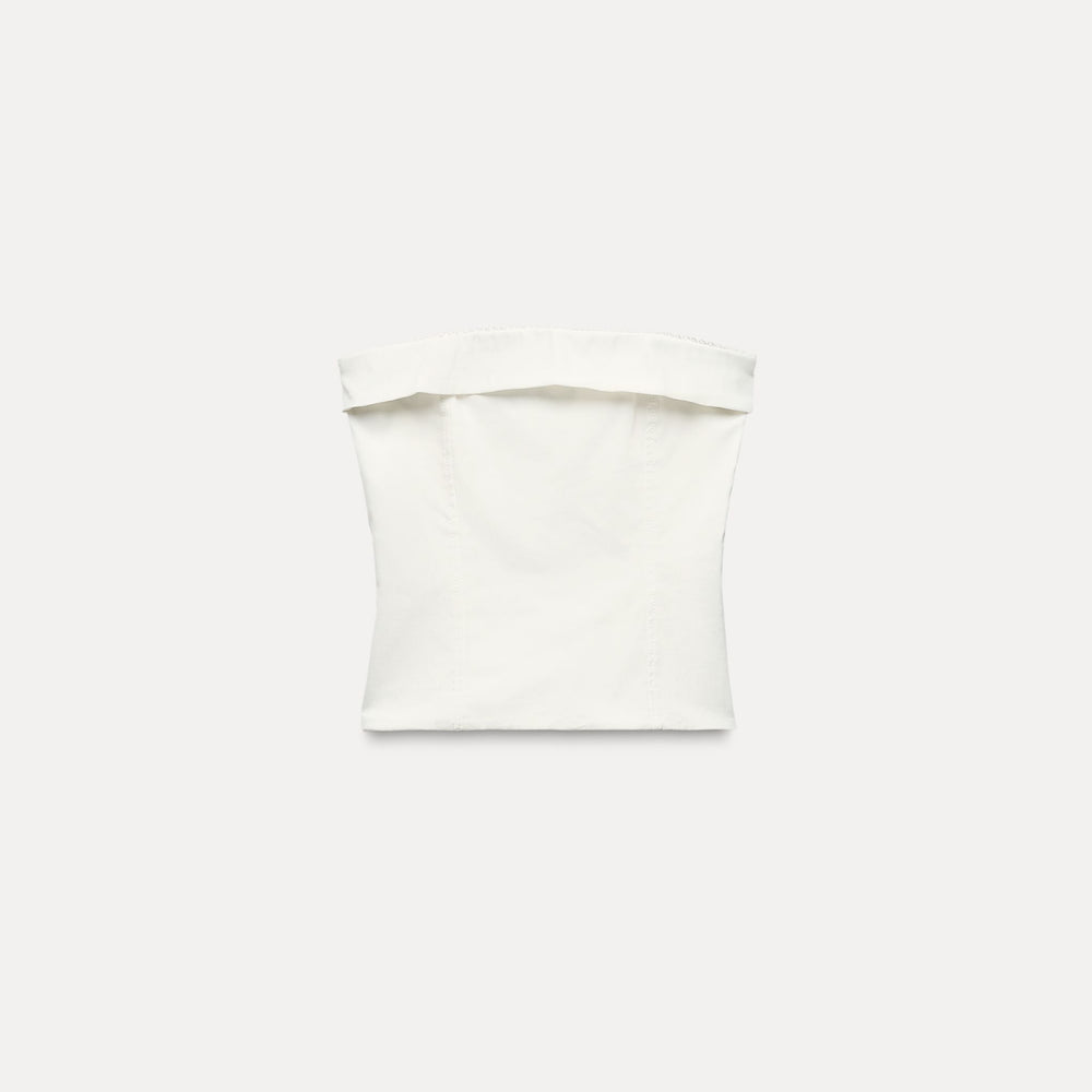 Moudda ZARA - Top bandeau bengaline détail patte garniture couleur - Tunisie 2