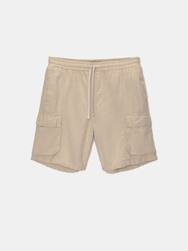 Moudda PULL & BEAR - Bermuda Trunk Cargo Lin Rustique - Tunisie 1