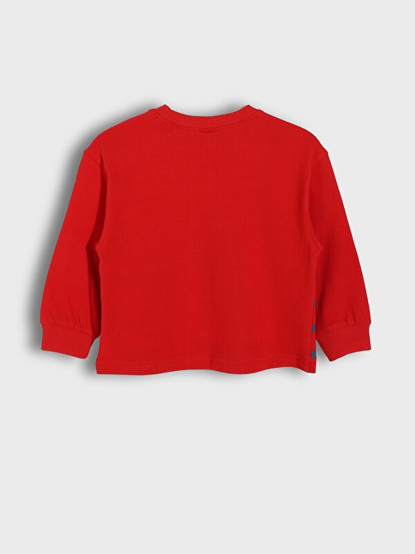 Moudda LC Waikiki - T-shirt en jersey manches longues Garçon Rouge vif - Tunisie 2