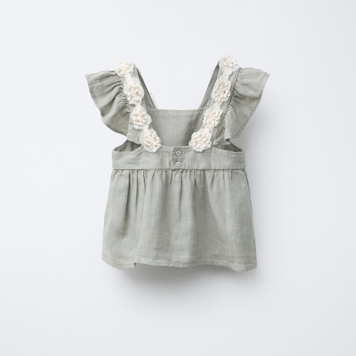 Moudda ZARA - Chemise Enfant - Twinset Lin & Passementerie (Ramadan) - Tunisie 2