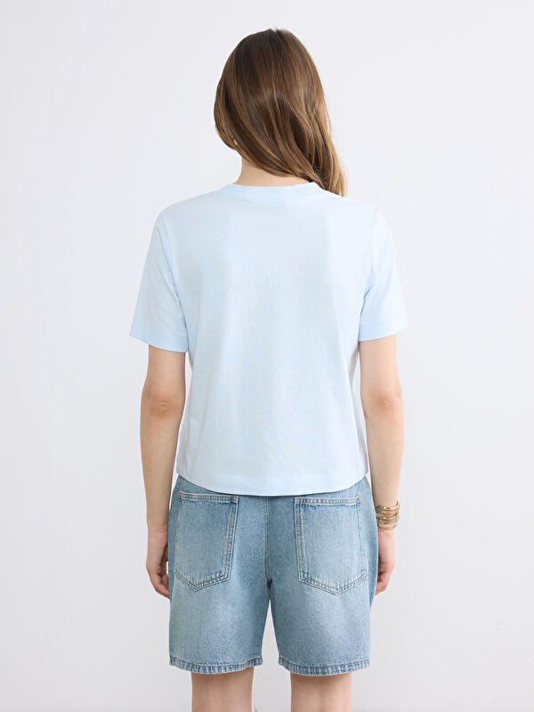 Moudda LC Waikiki - Body imprimé manches courtes en jersey pour Femme - Tunisie 4