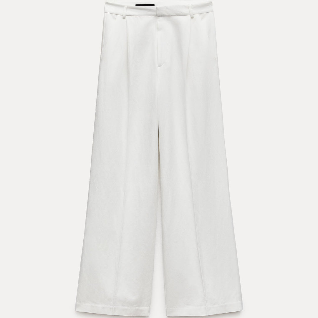 Moudda ZARA - Pantalon fluide lin plis devant - Tunisie 1