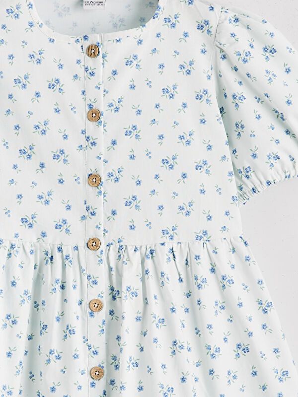 Moudda LC Waikiki - Robe manches courtes en tissu pour Fille - Tunisie 3