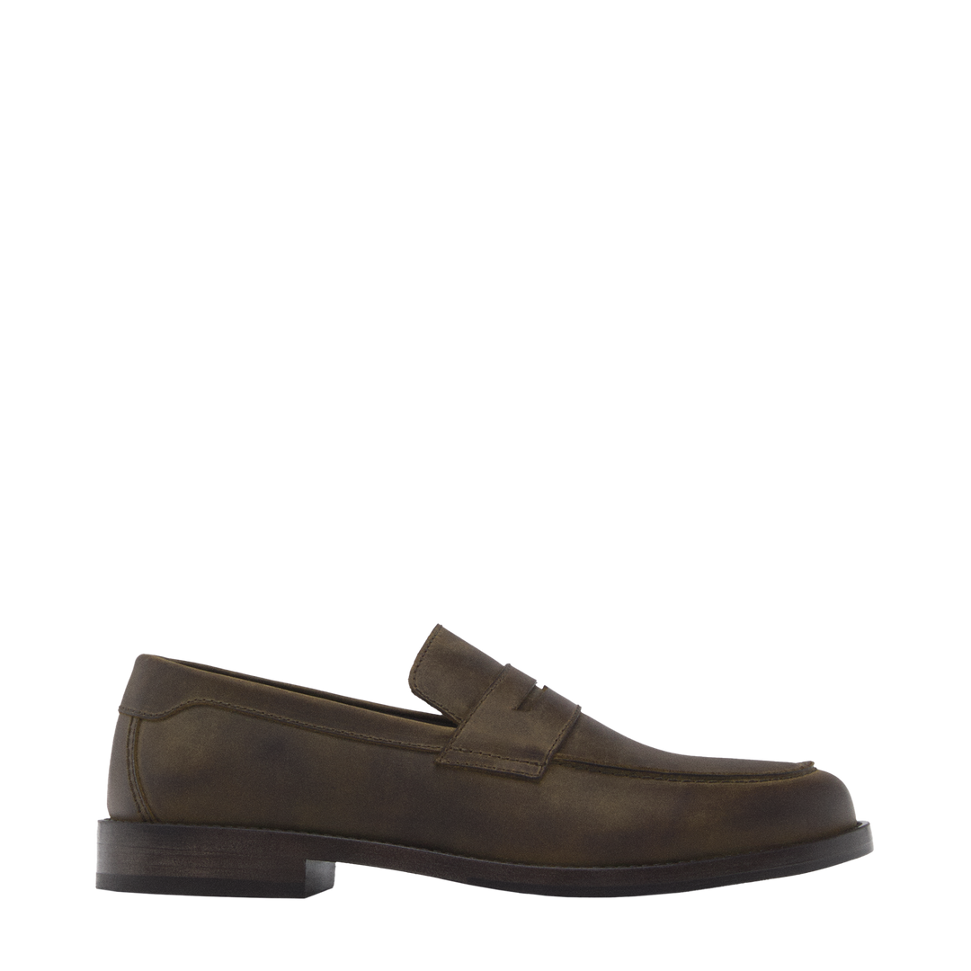 Moudda Massimo Dutti - Mocassin cuir marron - Tunisie 1