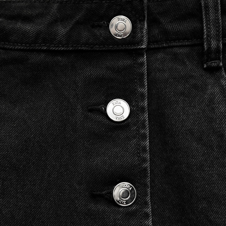 Moudda ZARA - Short-jupe en jean triple bouton - Tunisie 4