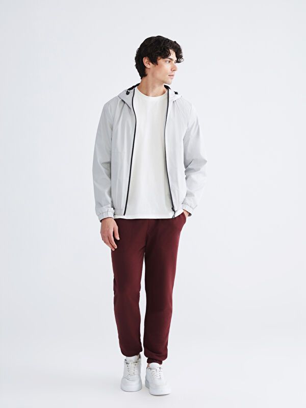 Moudda LC Waikiki - Pantalon en jersey Homme Bordeaux - Tunisie 1