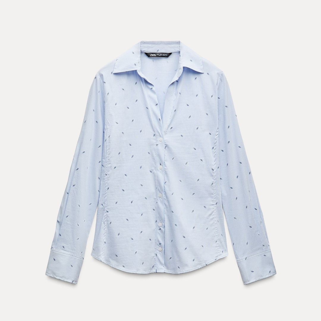 Moudda ZARA - Chemise en Popeline Imprimée - Tunisie 1