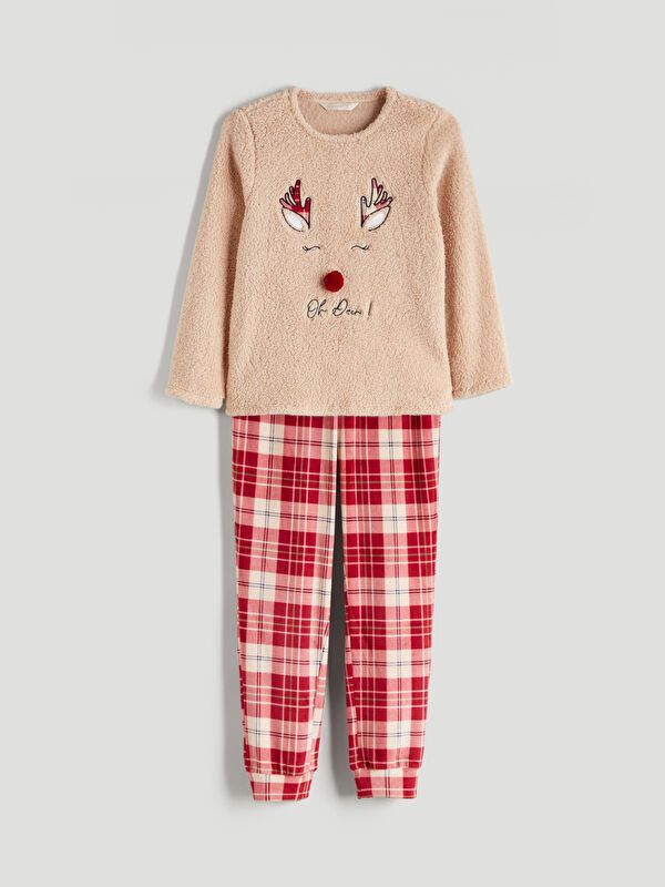 Moudda LC Waikiki - Pyjama en jersey à manches longues épais pour Femmes - Tunisie 6