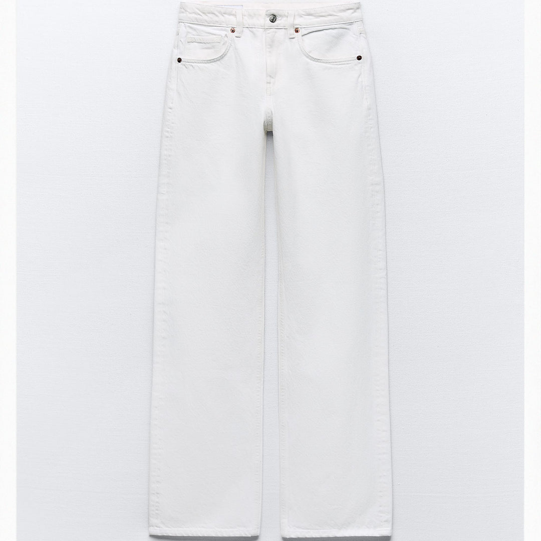 Moudda ZARA - Pantalon jambe large taille mi-haute longueur complète - Tunisie 3