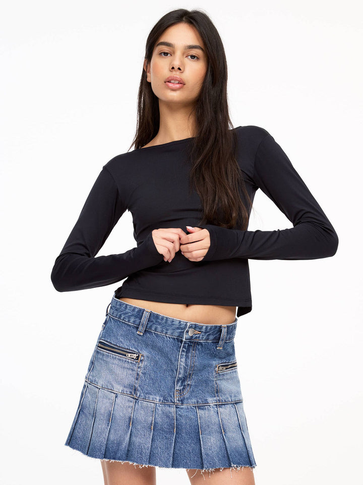 Moudda PULL & BEAR - Jupe Mini Denim - Plis - Tunisie 2