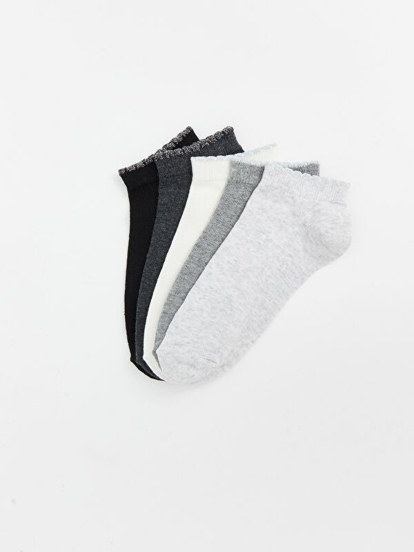 Moudda LC Waikiki - Chaussettes pour sneakers Femme Mélan gris clair - Tunisie 2