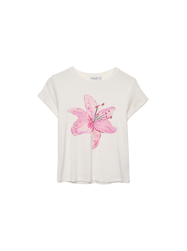 Moudda STRADIVARIUS - T-Shirt Imprimé Fleur - Tunisie 1