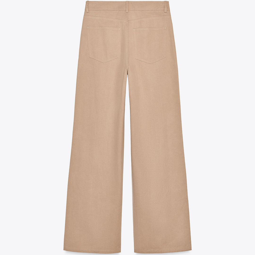 Moudda ZARA - Pantalon Wide Leg - Taille Haute & Rayures - Tunisie 2