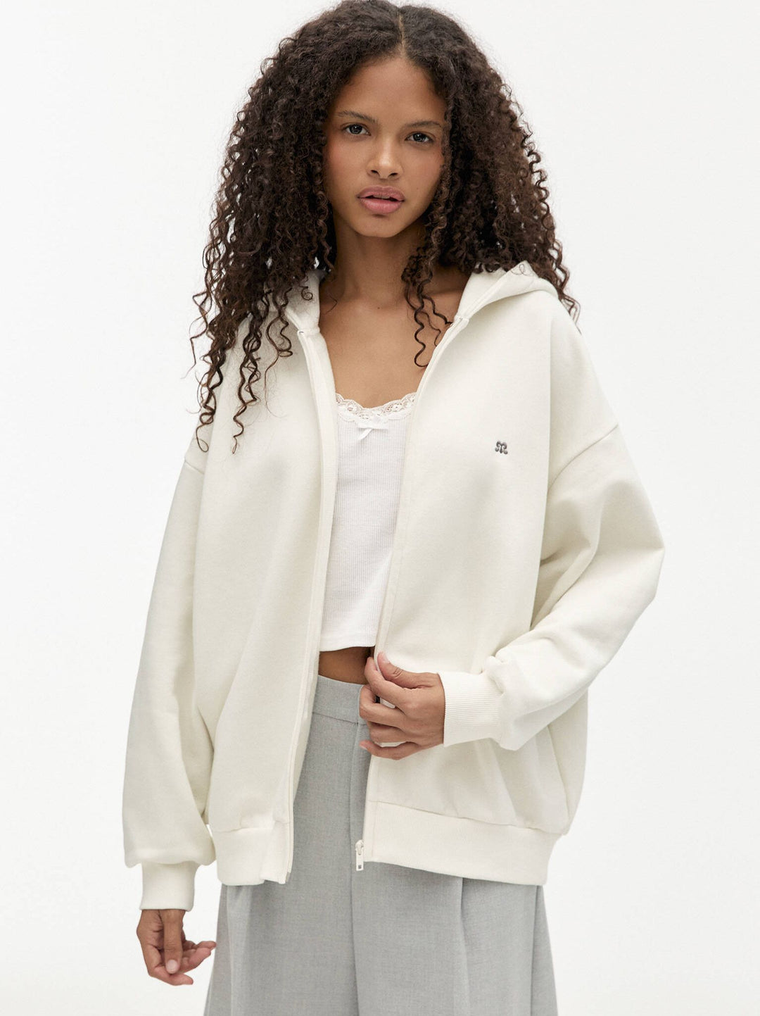 Moudda PULL & BEAR - Sweat Pacific - Fermeture Éclair & Fleur - Tunisie 2