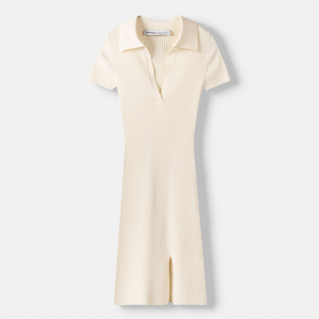 Moudda BERSHKA - Robe Mini Col Polo Manches Courtes - Tunisie 1