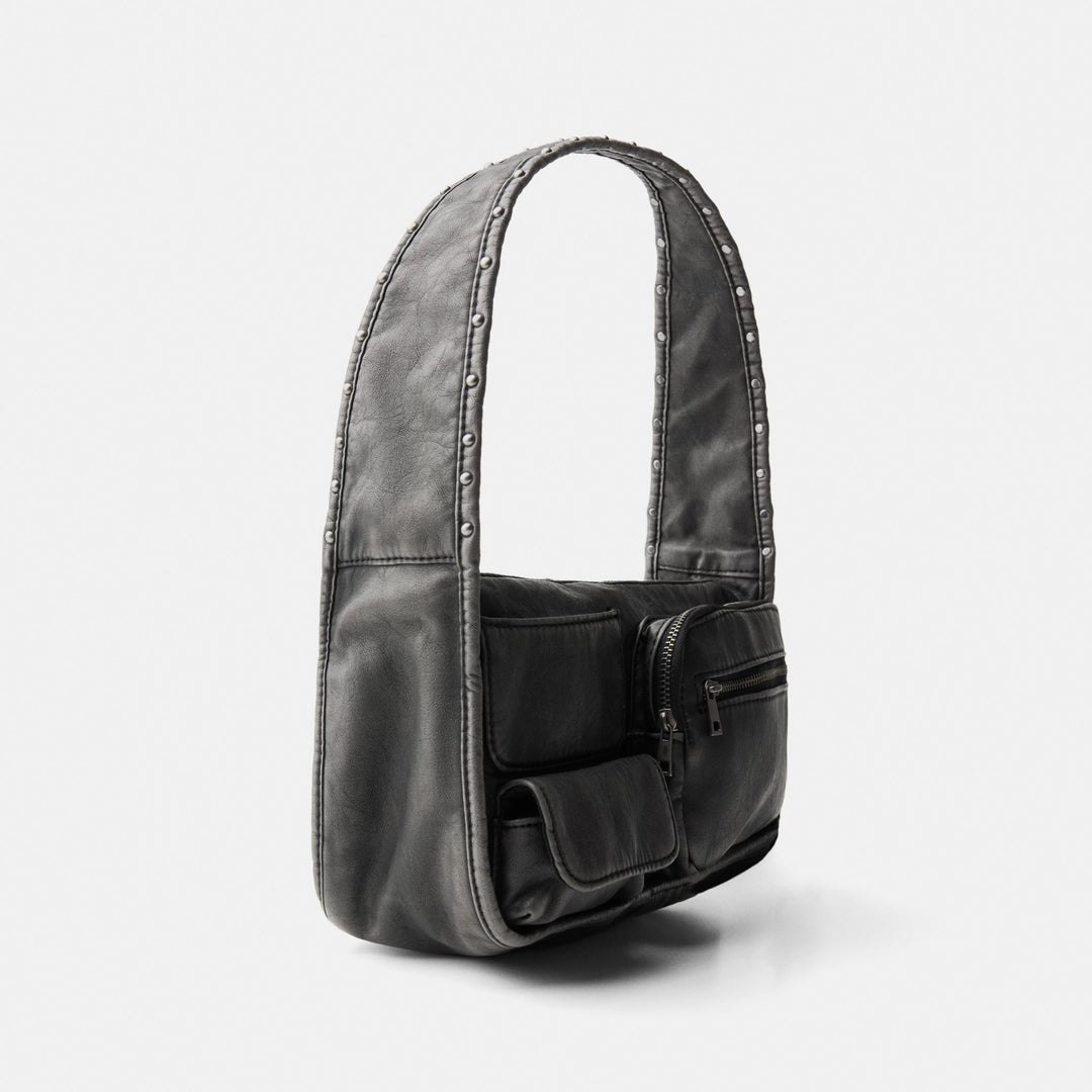 Moudda BERSHKA - Sac bowling poches délavé en similicuir - Tunisie 1