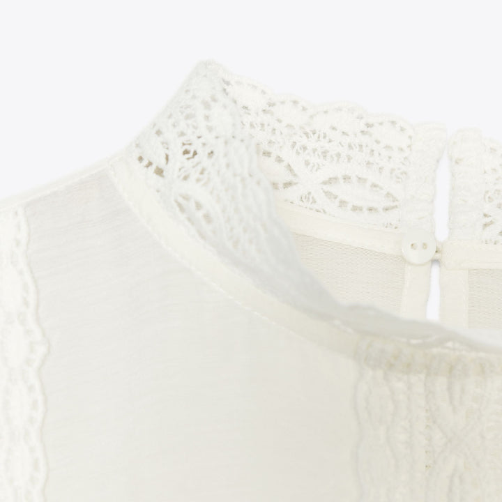 Moudda ZARA - Blouse - Col Caja & Dentelle - Tunisie 3