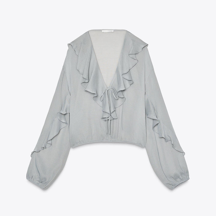 Moudda ZARA - Blouse Fluide - Volants - Tunisie 1